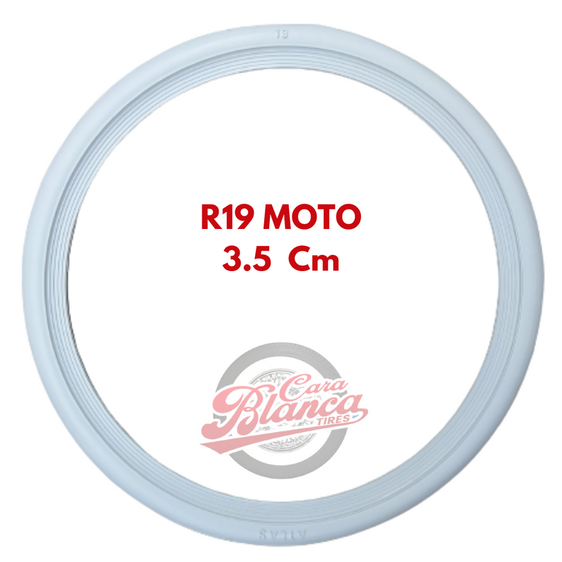 Corbatas Cara Blanca - R19  Para Moto