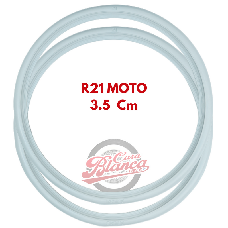 Corbatas Cara Blanca - R21 Para Moto