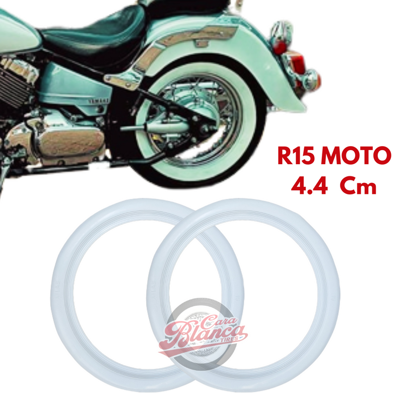 Corbatas Cara Blanca - R15 Y Combinaciones  Motocicleta