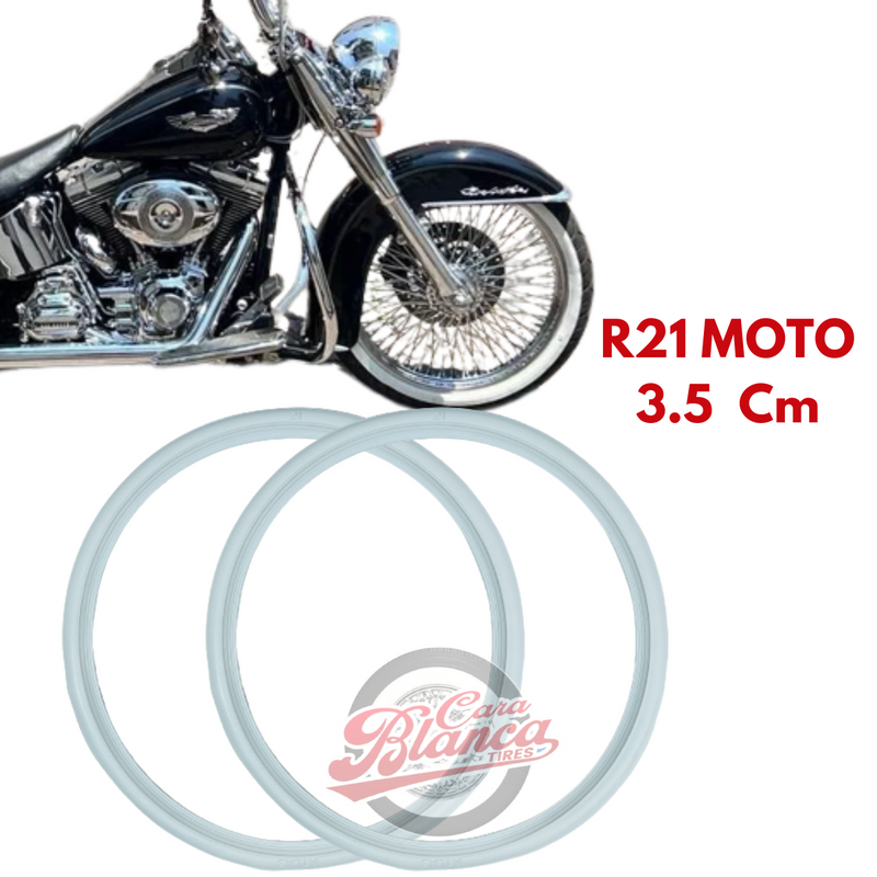 Corbatas Cara Blanca - R21 Para Moto