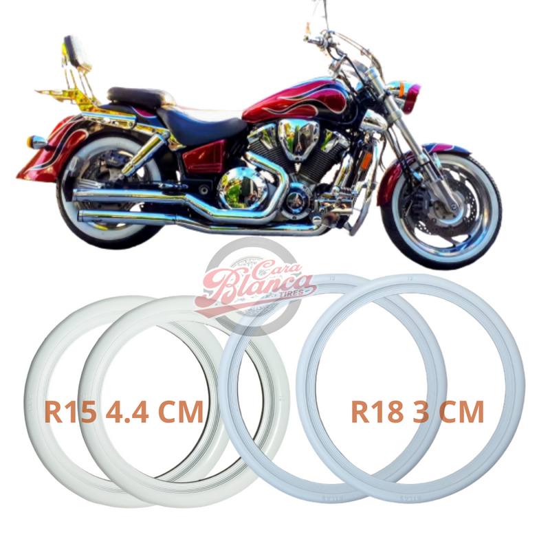 Corbatas Cara Blanca - R15 Y Combinaciones  Motocicleta