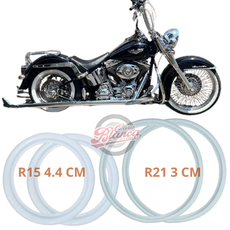 Corbatas Cara Blanca - R15 Y Combinaciones  Motocicleta