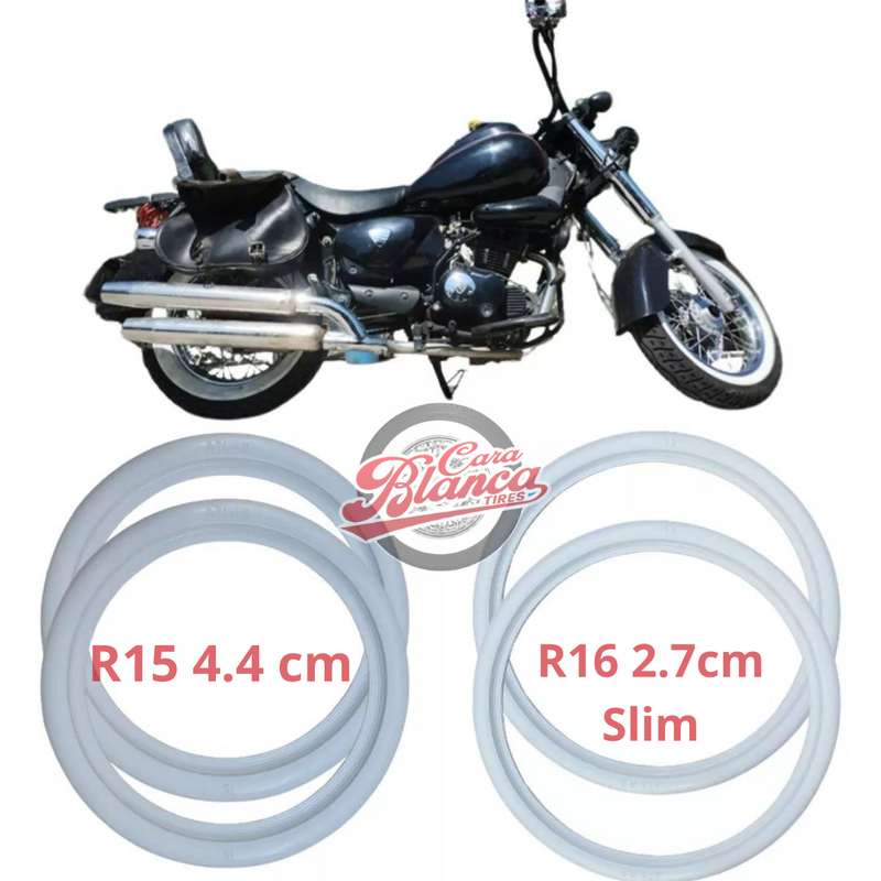 Corbatas Cara Blanca - R15 Y Combinaciones  Motocicleta