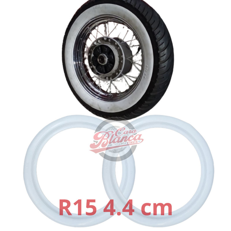 Corbatas Cara Blanca - R15 Y Combinaciones  Motocicleta